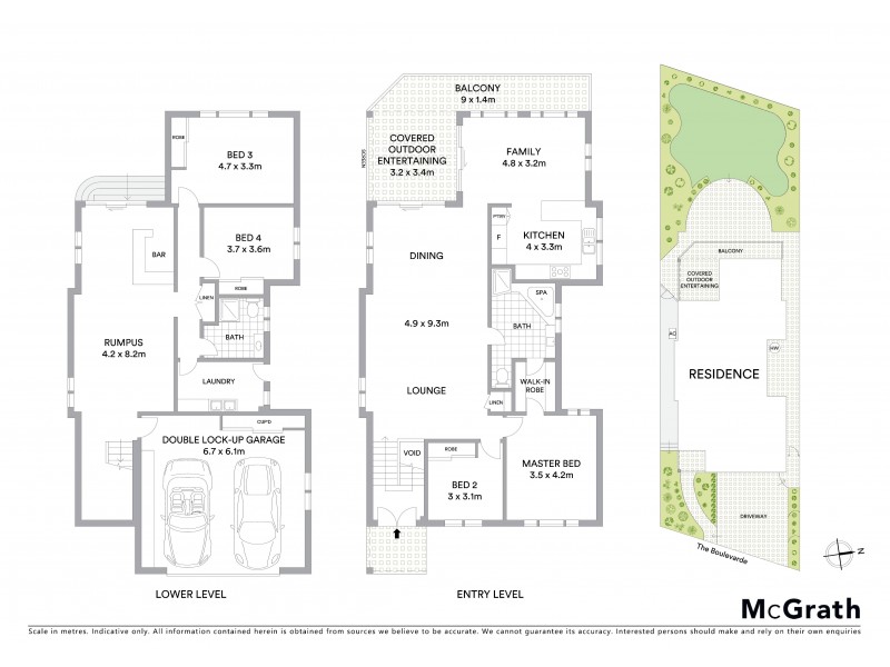 17 The Boulevarde, Sans Souci NSW 2219 Floorplan