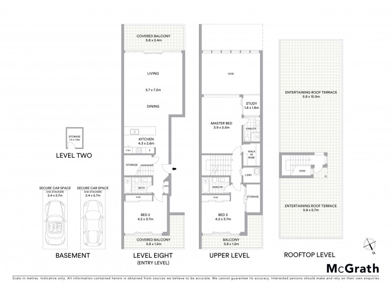 801/340 Bay Street, Brighton-le-sands NSW 2216 Floorplan