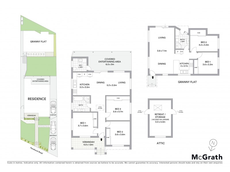 4 Penshurst Road, Roselands NSW 2196 Floorplan