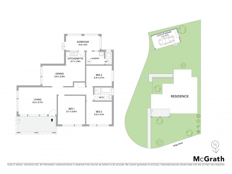 4 Wilga Road, Caringbah South NSW 2229 Floorplan