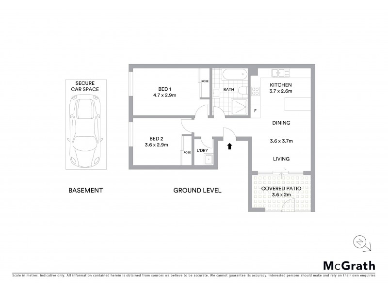 1/94 Cronulla Street, Hurstville NSW 2220 Floorplan