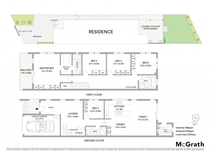 5a Thomas Street, Hurstville NSW 2220 Floorplan
