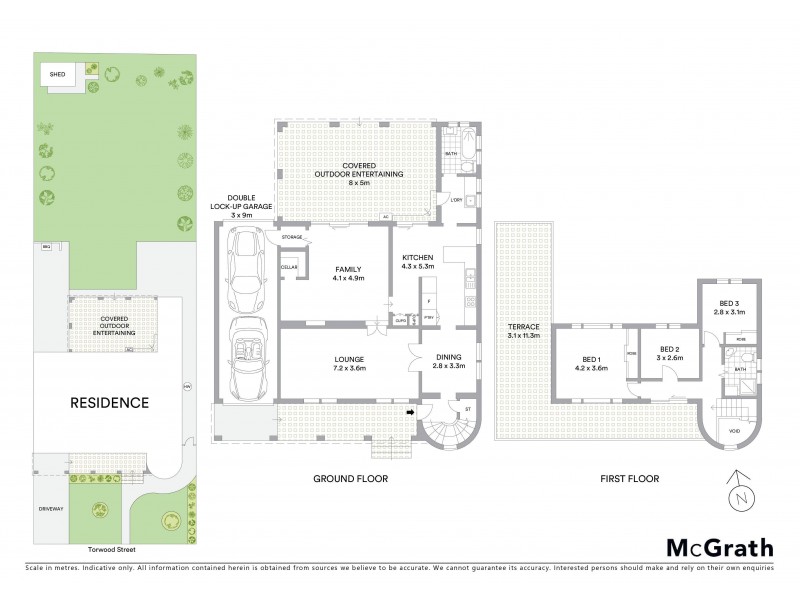 1 Torwood Street, Sans Souci NSW 2219 Floorplan