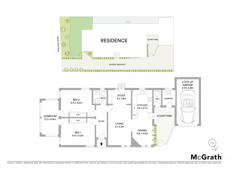 1/467 Rocky Point Road, Sans Souci NSW 2219 Floorplan