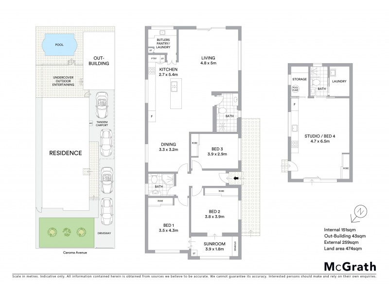 23 Caroma Avenue, Kyeemagh NSW 2216 Floorplan