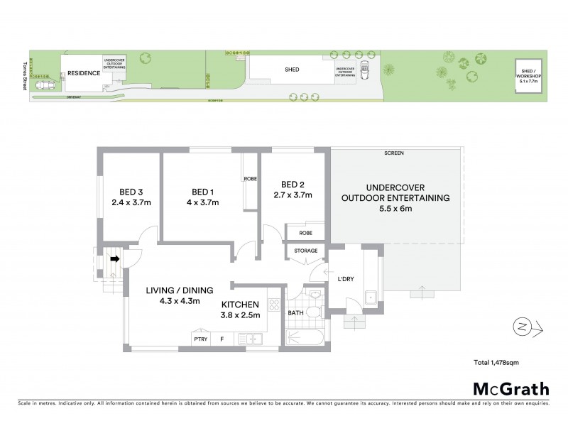 3 Torres Street, Kurnell NSW 2231 Floorplan