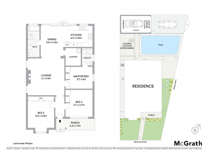 1 Glenview Street, Kogarah Bay NSW 2217 Floorplan