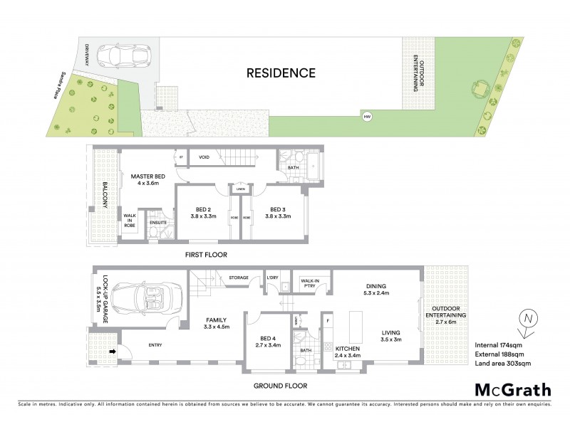 10B Sandra Place, Miranda NSW 2228 Floorplan