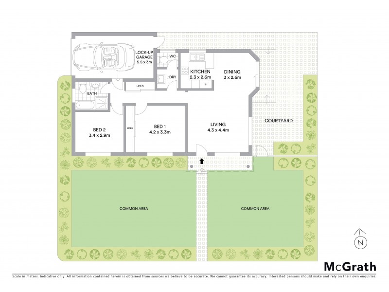 1/24 Russell Avenue, Sans Souci NSW 2219 Floorplan