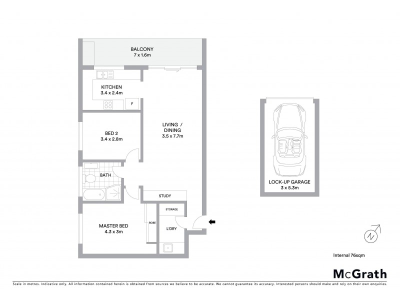 7/43 Firth Street, Arncliffe NSW 2205 Floorplan