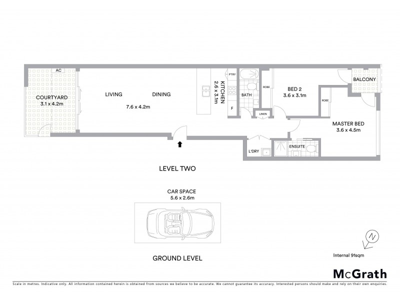 201/340 Bay Street, Brighton-le-sands NSW 2216 Floorplan