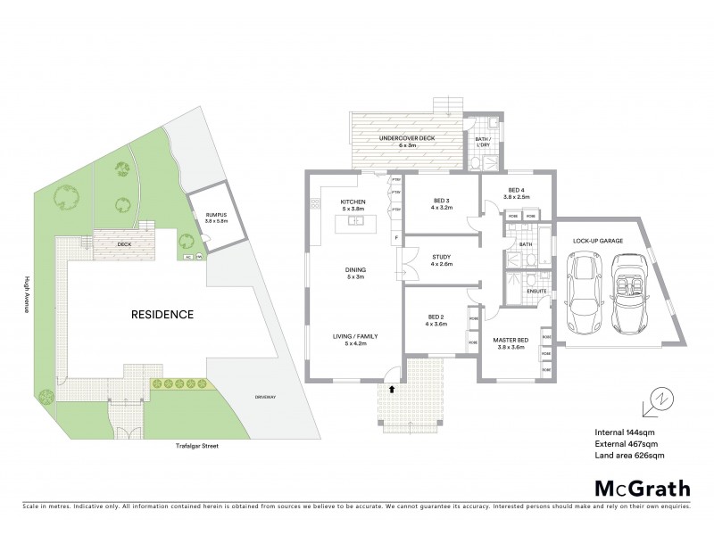 27 Trafalgar Street, Peakhurst NSW 2210 Floorplan