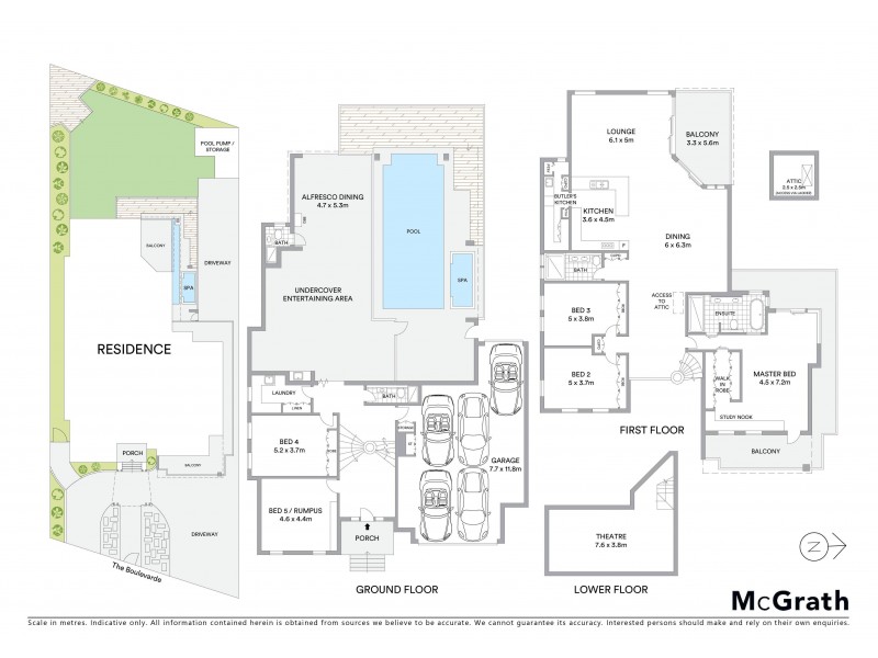 21 The Boulevarde, Sans Souci NSW 2219 Floorplan