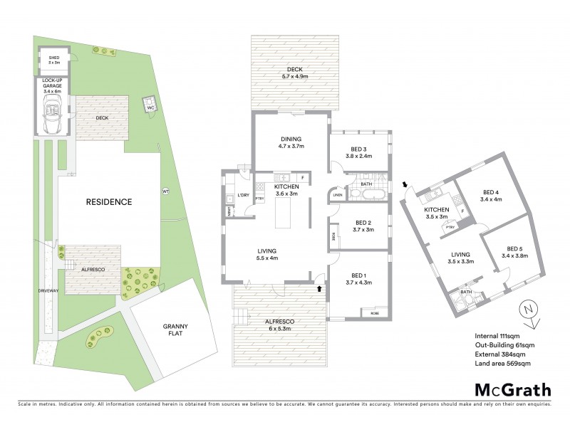 16 Clare Street, Sylvania NSW 2224 Floorplan