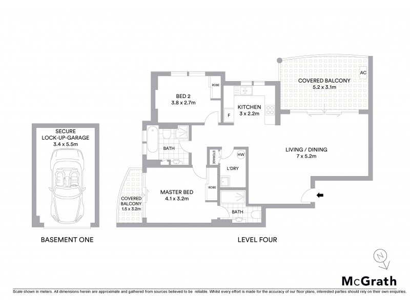 15/334 Bay Street, Brighton-le-sands NSW 2216 Floorplan