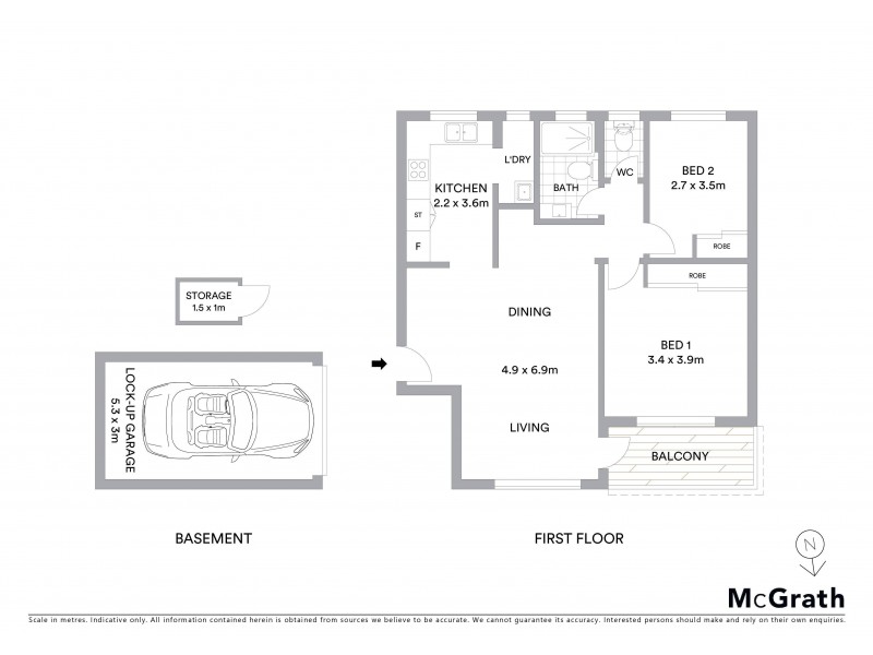 19/678 Rocky Point Road, Sans Souci NSW 2219 Floorplan
