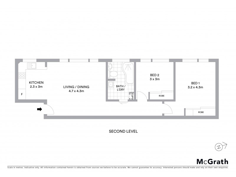 20/166 Russell Avenue, Dolls Point NSW 2219 Floorplan