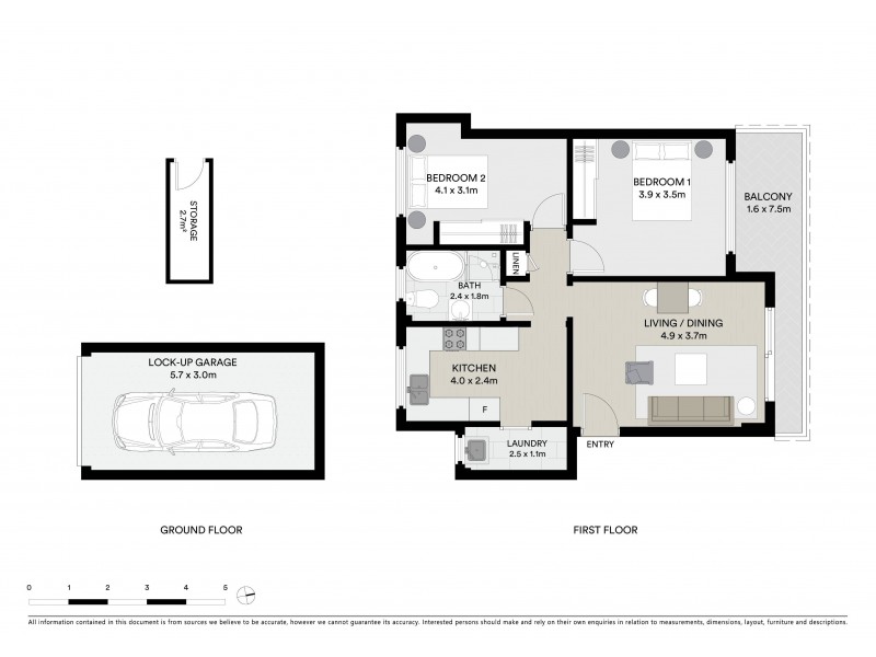 3/4 President Avenue, Kogarah NSW 2217 Floorplan