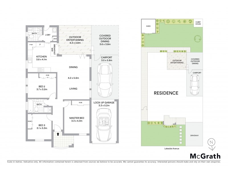 14  Lakeside Avenue, Monterey NSW 2217 Floorplan