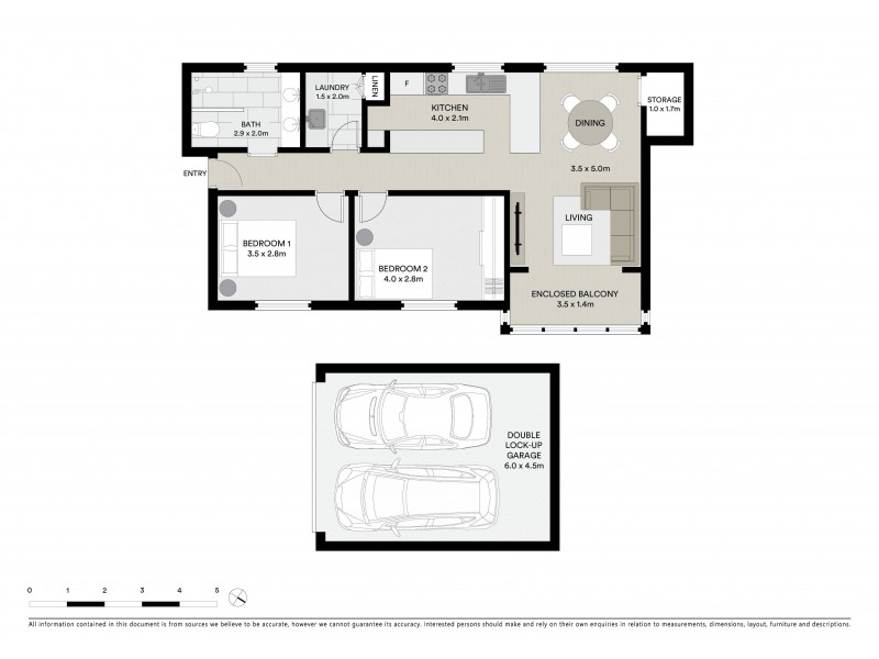 2/182 Russell Avenue, Dolls Point NSW 2219 Floorplan