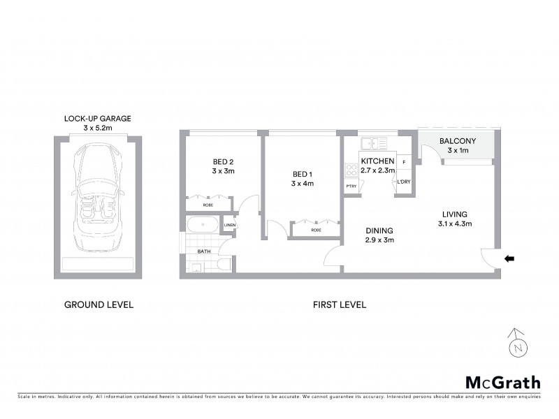 3/124 Chuter Avenue, Ramsgate Beach NSW 2217 Floorplan
