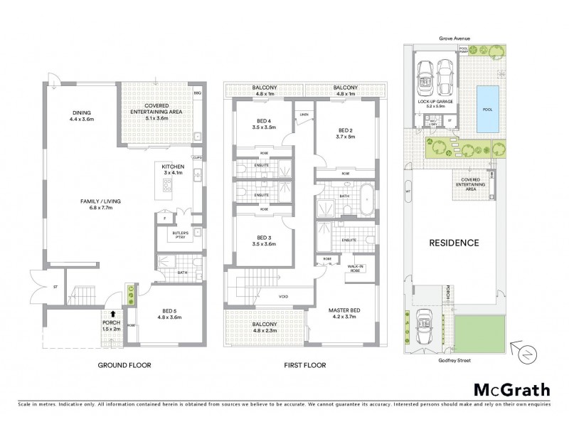 50 Godfrey Street, Hurstville Grove NSW 2220 Floorplan