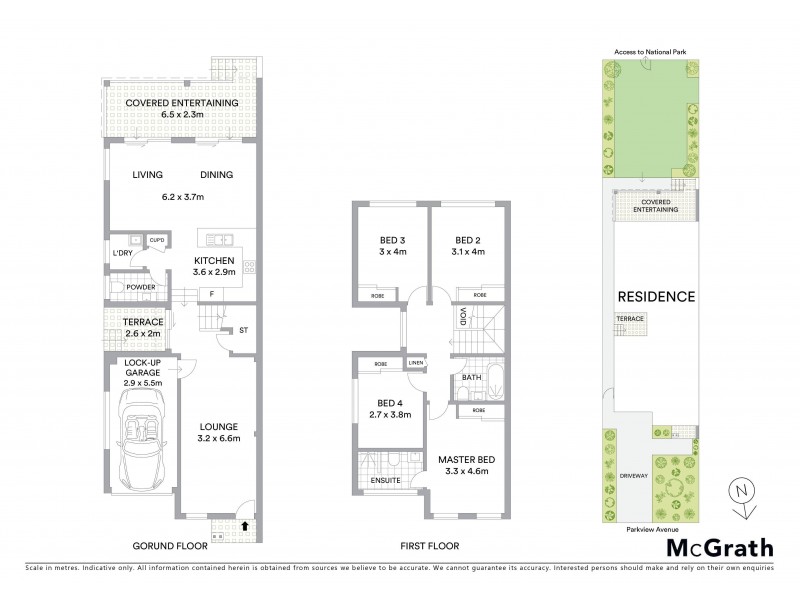 45 Parkview Avenue, Picnic Point NSW 2213 Floorplan