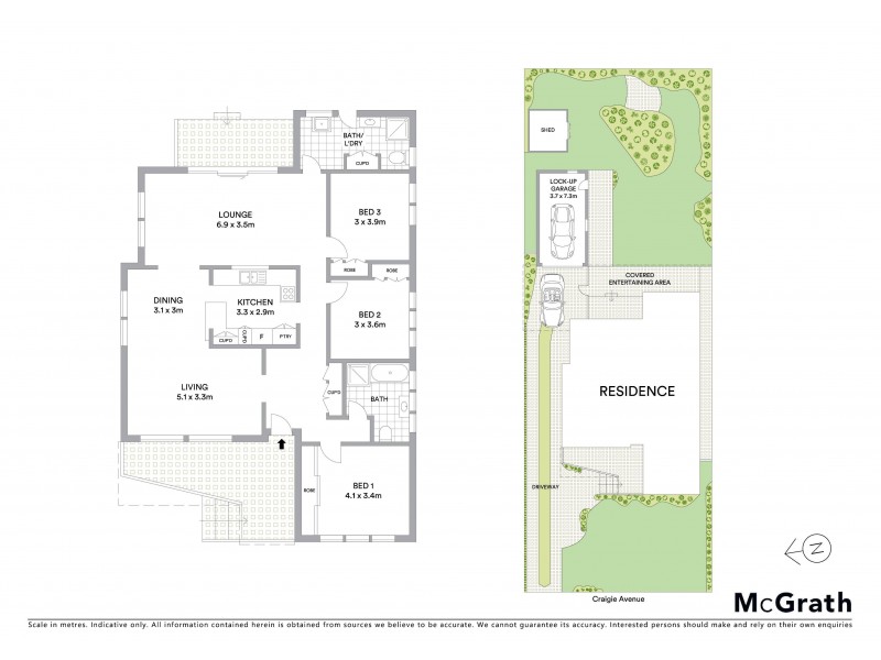 31 Craigie Avenue, Padstow NSW 2211 Floorplan