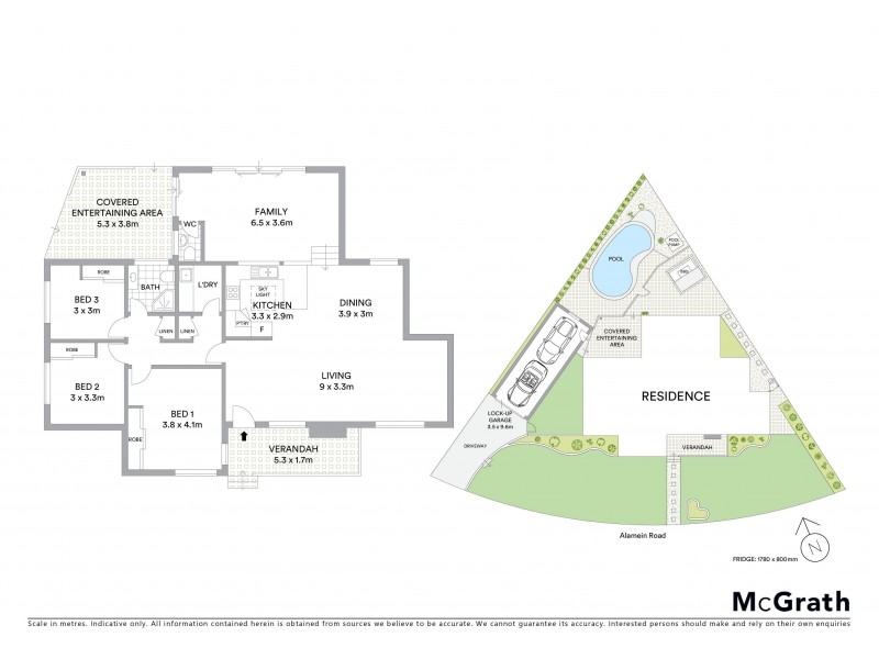 64 Alamein Road, Revesby Heights NSW 2212 Floorplan