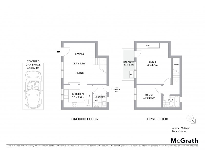 8/47 Fairmount Street, Lakemba NSW 2195 Floorplan