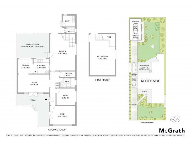 5 Parkview Avenue, Picnic Point NSW 2213 Floorplan