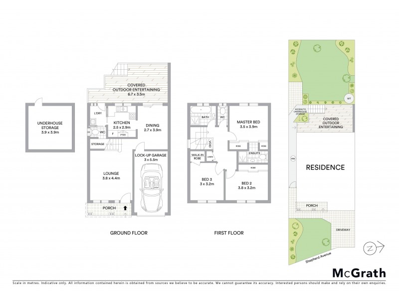 14 Shepherd Avenue, Padstow Heights NSW 2211 Floorplan