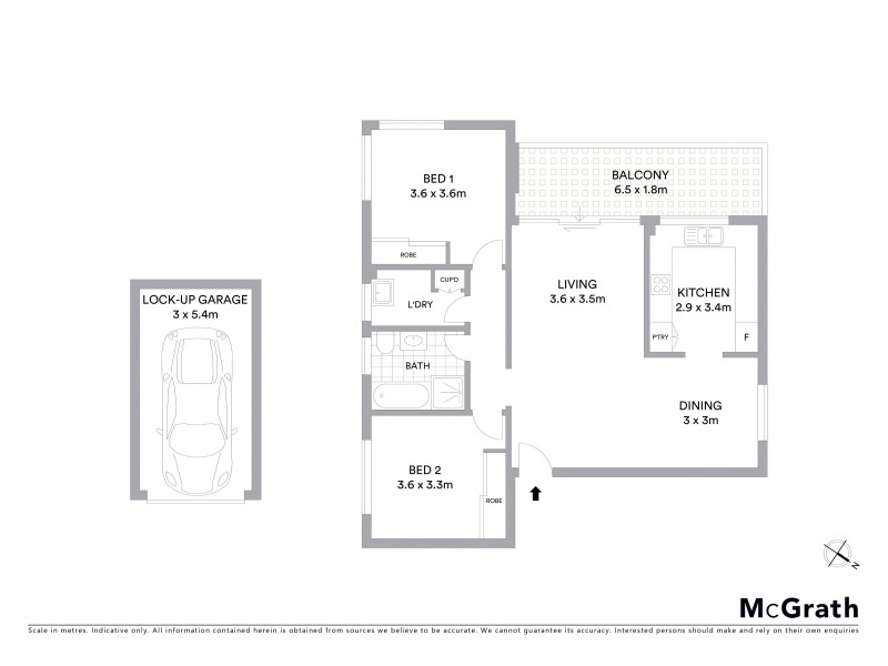 13/6-8 Melvin Street, Beverly Hills NSW 2209 Floorplan