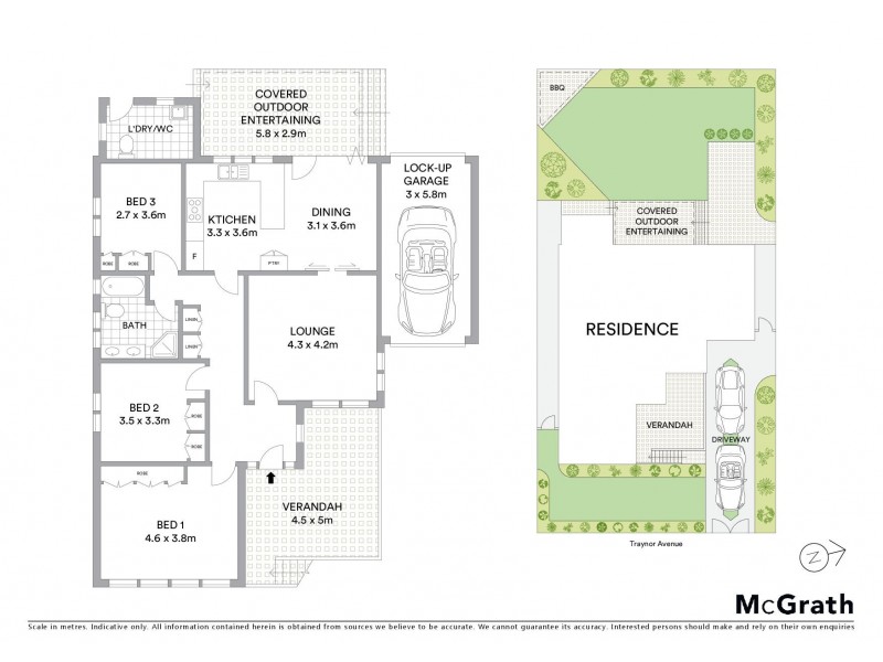 5 Traynor Avenue, Kogarah NSW 2217 Floorplan