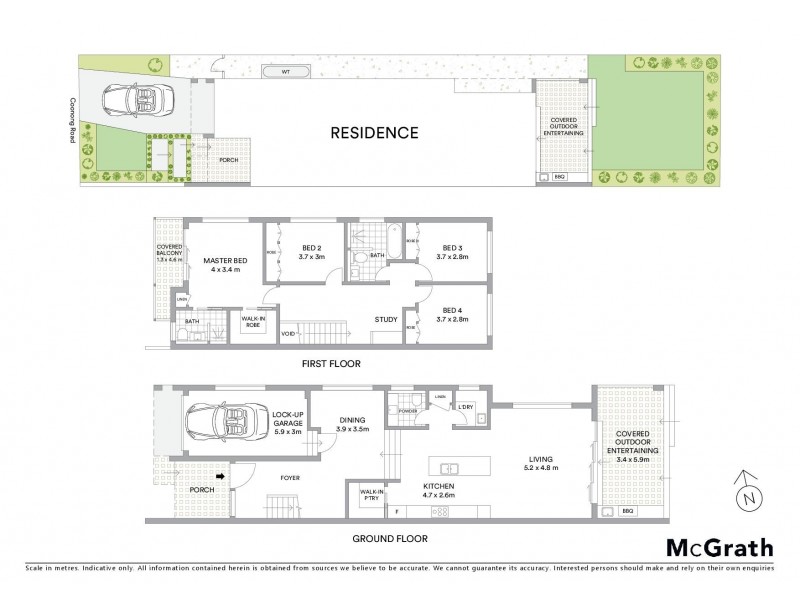 52a Coonong Road, Gymea Bay NSW 2227 Floorplan