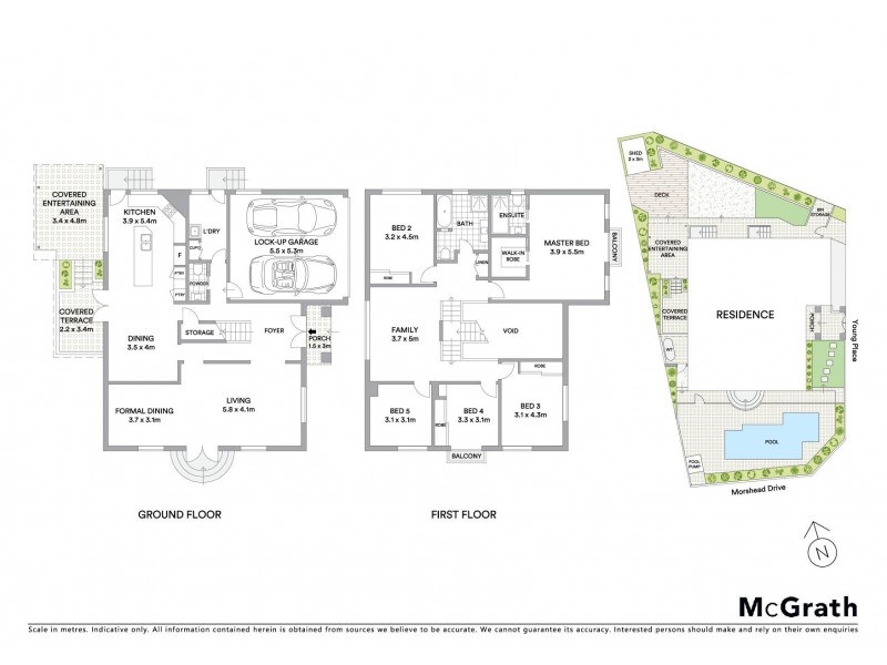 5 Morshead Drive, South Hurstville NSW 2221 Floorplan
