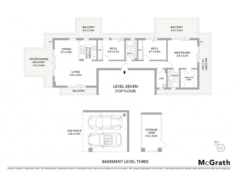25/17 Macmahon Street, Hurstville NSW 2220 Floorplan
