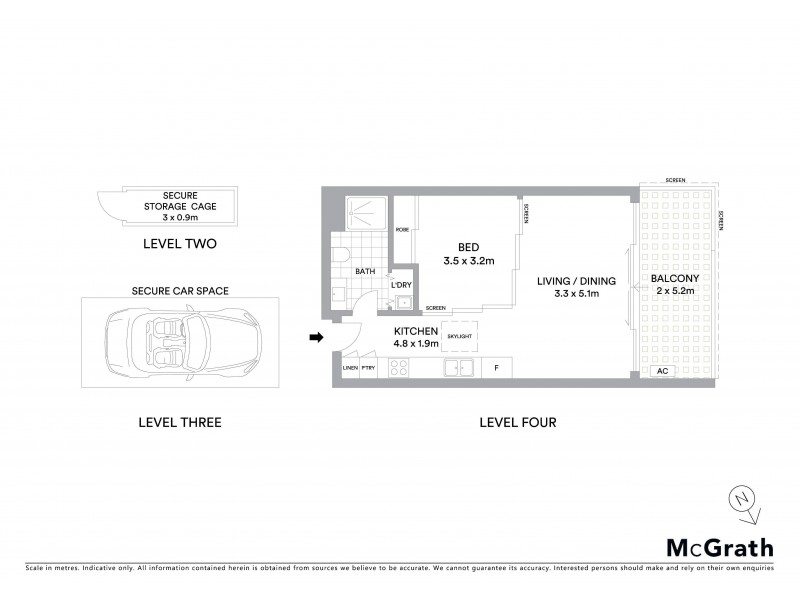 418/524 Rocky Point Road, Sans Souci NSW 2219 Floorplan