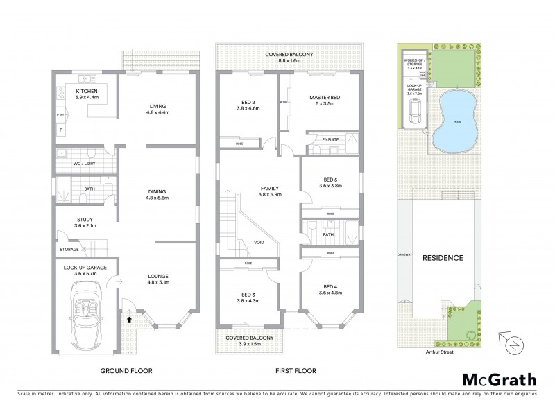 22 Arthur Street, Carlton NSW 2218 Floorplan