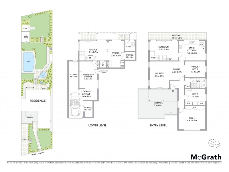9 West Crescent, Hurstville Grove NSW 2220 Floorplan