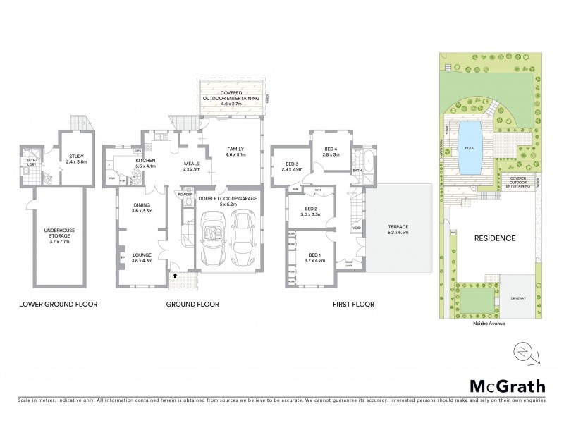7 Neirbo Avenue, Hurstville NSW 2220 Floorplan