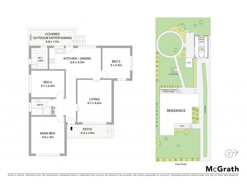 8 Priam Street, Chester Hill NSW 2162 Floorplan
