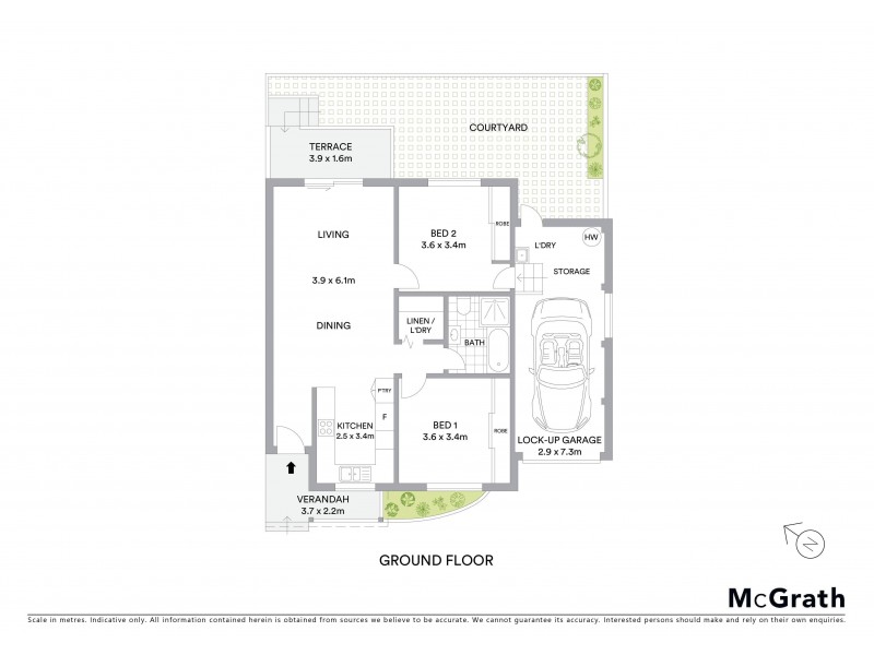 1/67 Blakesley Road, South Hurstville NSW 2221 Floorplan