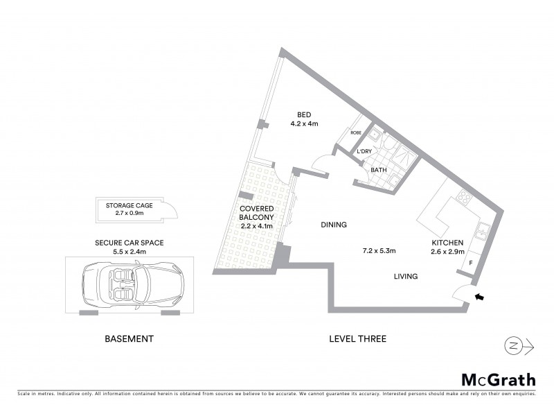 12/1 Railway Parade, Hurstville NSW 2220 Floorplan