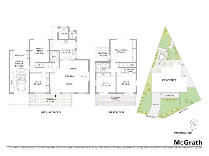 1047 Forest Road, Lugarno NSW 2210 Floorplan