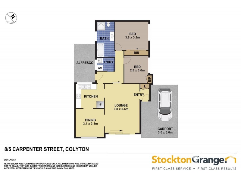 8/5 Carpenter St, Colyton NSW 2760 Floorplan