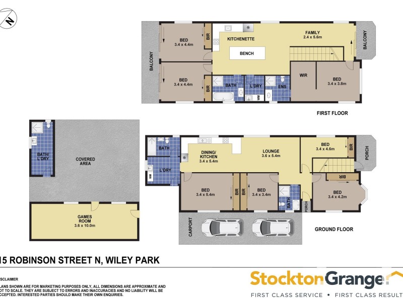 15 Robinson Street North, Wiley Park NSW 2195 Floorplan