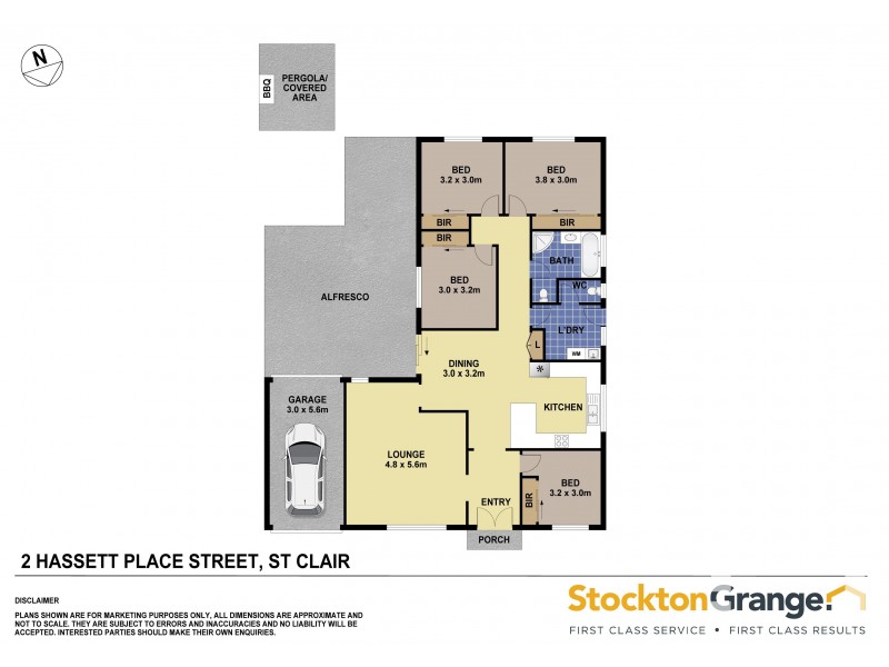 2 Hassett Place, St Clair NSW 2759 Floorplan