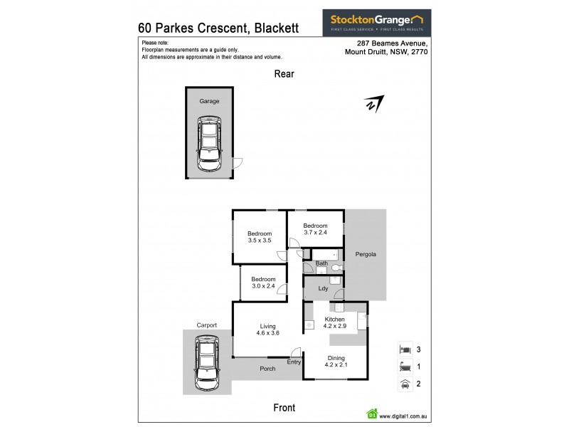 60 Parkes Crescent, Blackett NSW 2770 Floorplan