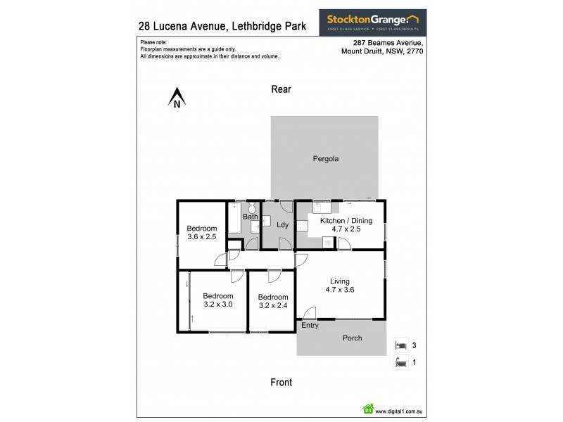 28 Lucena Crescent, Lethbridge Park NSW 2770 Floorplan
